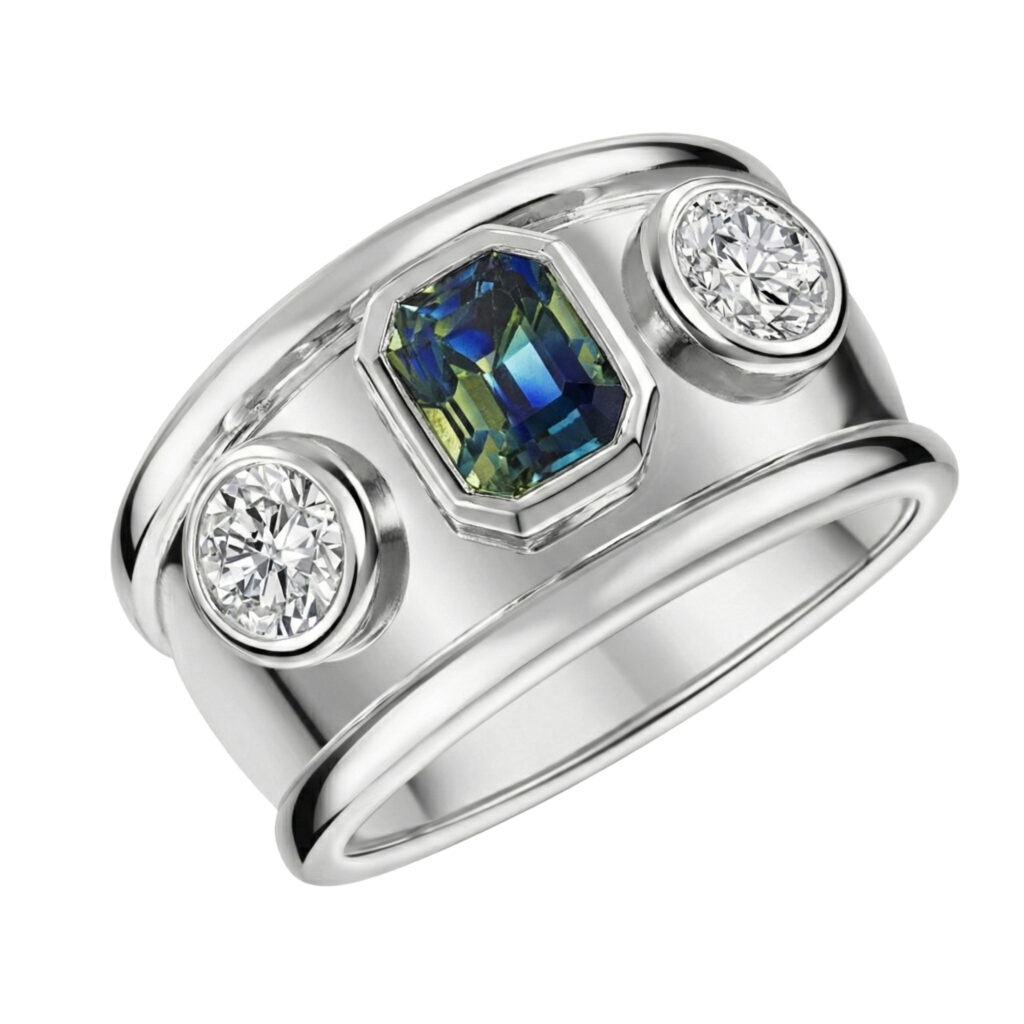 Parti Sapphire Ring